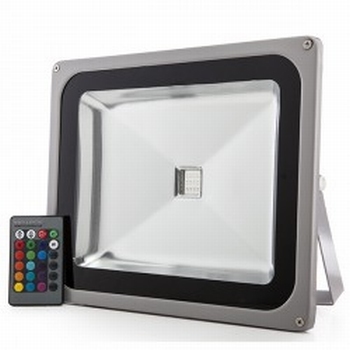 LED floodlight IP65 50W RGB