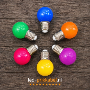 Led pakket 3 (blauw, oranje, roze, geel, rood, groen)