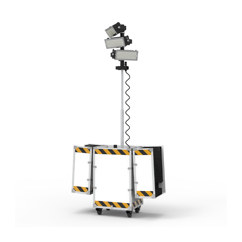 FLIGHTCASE LICHTMAST MET ACCU