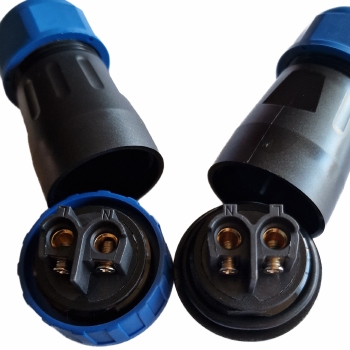 IP68 connector male and famale (schroef) per set