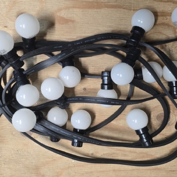 Prikkabel 2x1,5mm² 5/17 warmwit led