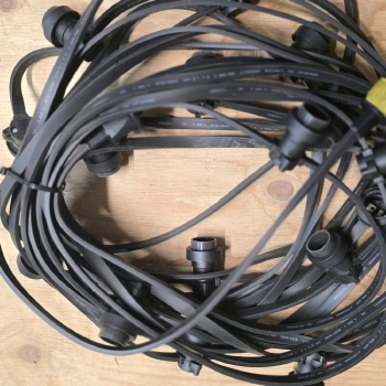 Prikkabel 2x1,5mm² 20/20 zonder led