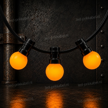 Prik-ledlamp oranje