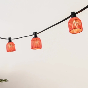 Prikkabel kap rotanlook