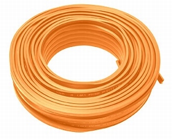 Prikkabel Oranje 2x1,5mm² 6x14mm per meter