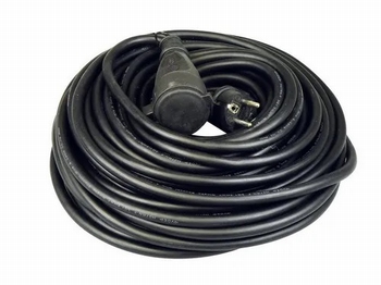Verlengsnoer 50 meter neopreen 3x1,5mm H07RN-F zwart
