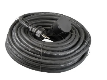 Verlengsnoer 25meter neopreen 3x2,5mm H07RN-F zwart