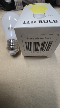 Led lamp warm wit melkkap oud 60MM