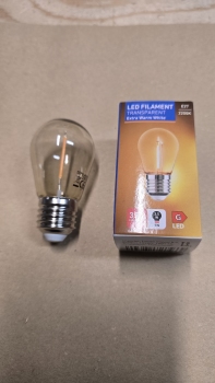 filament 1 watt oud niet dimbaar