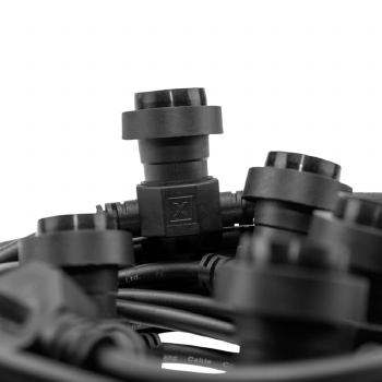 Festoon prikkabel 30 meter 60 fittingen