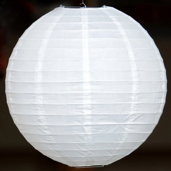 Witte lampion voor buiten