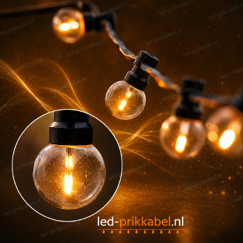Prik ledlamp, 2700K U-vorm filament