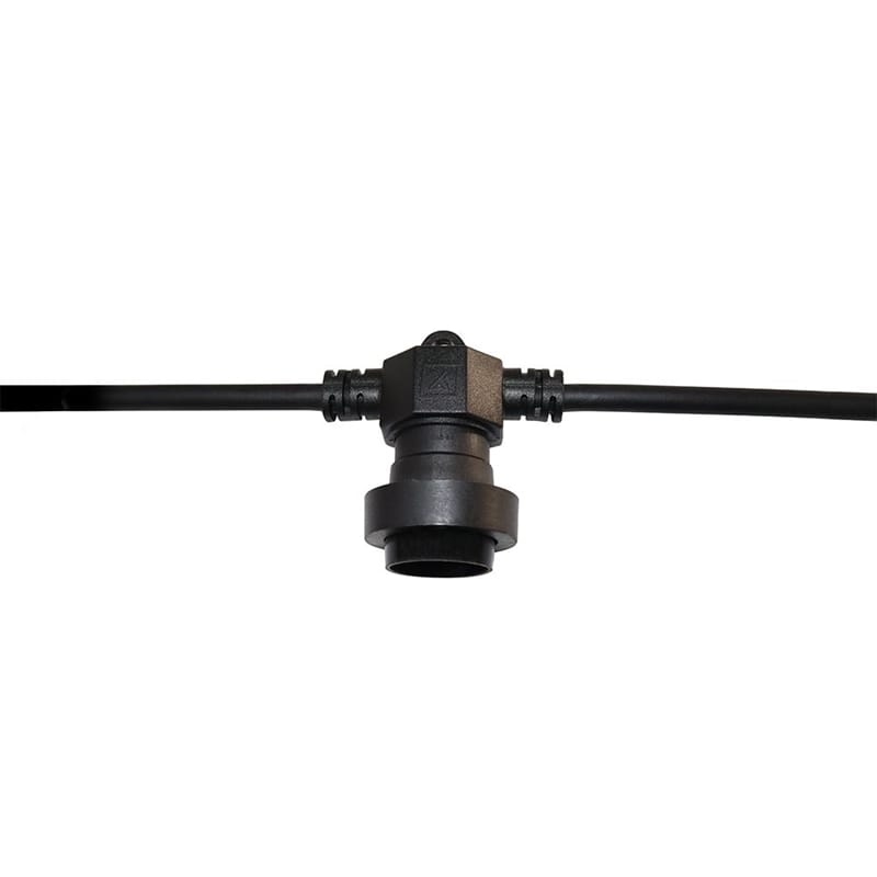 Festoon Light 10 meter met 20 fittingen E27 IP65