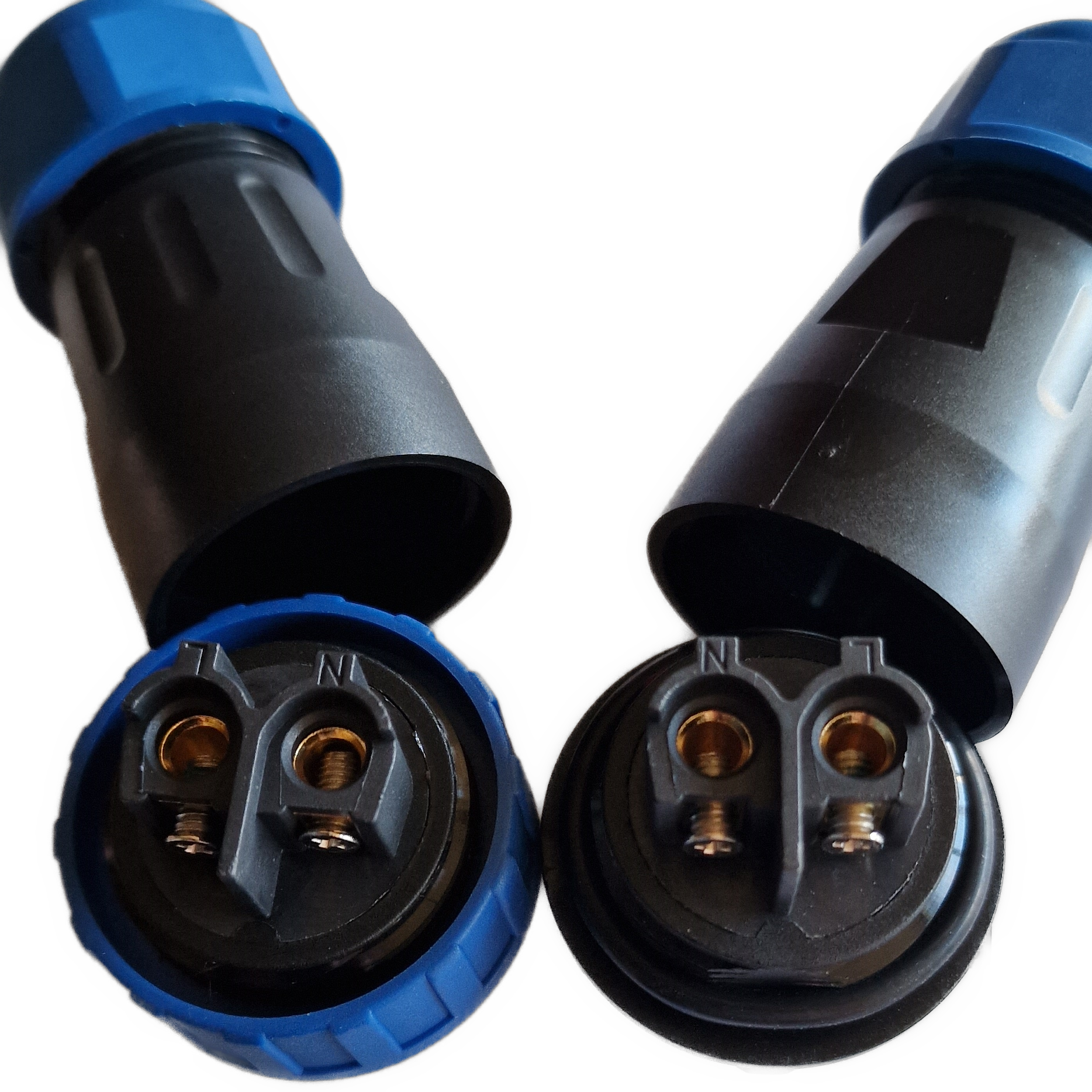 IP68 connector male and famale (schroef) per set