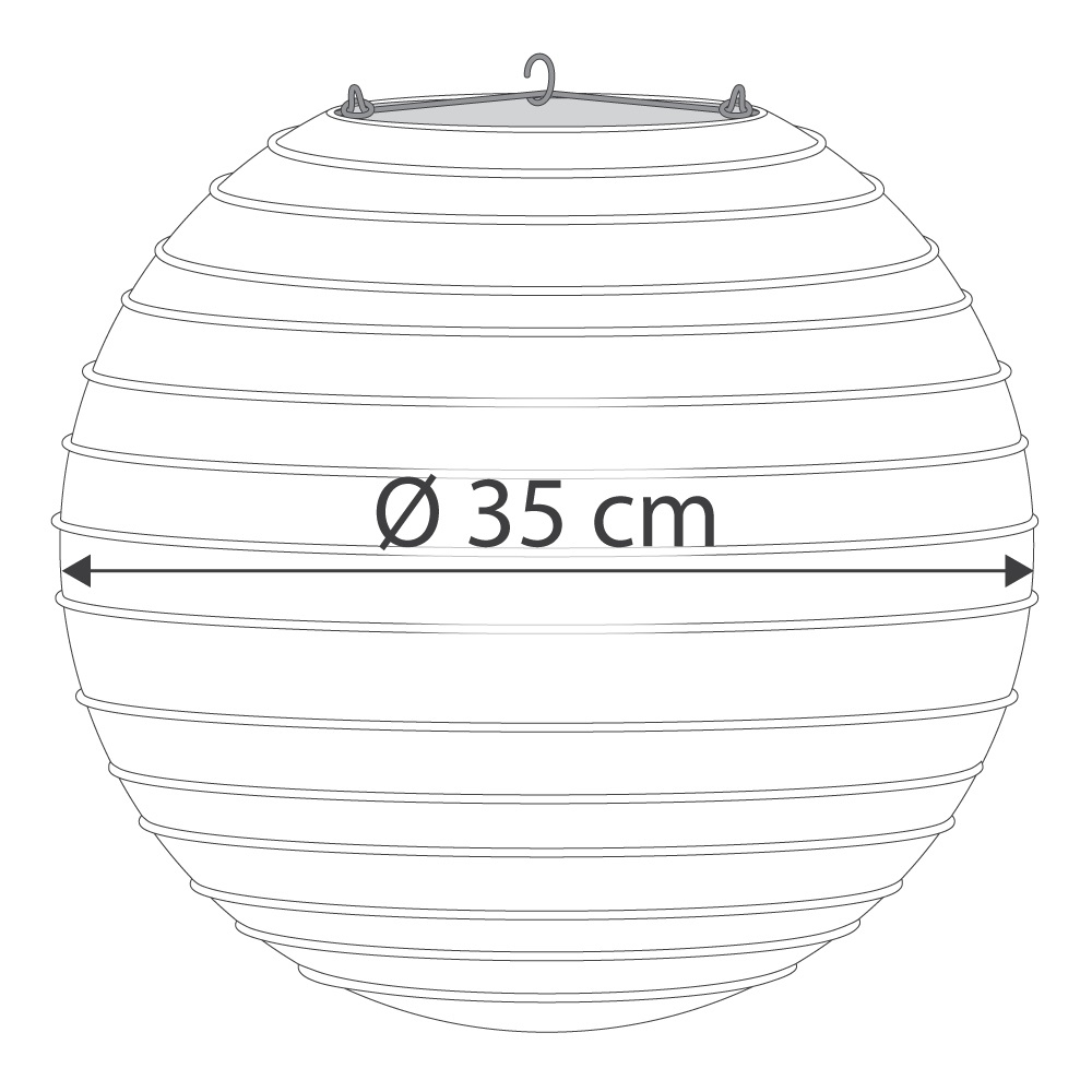 lampion voor buiten blauw