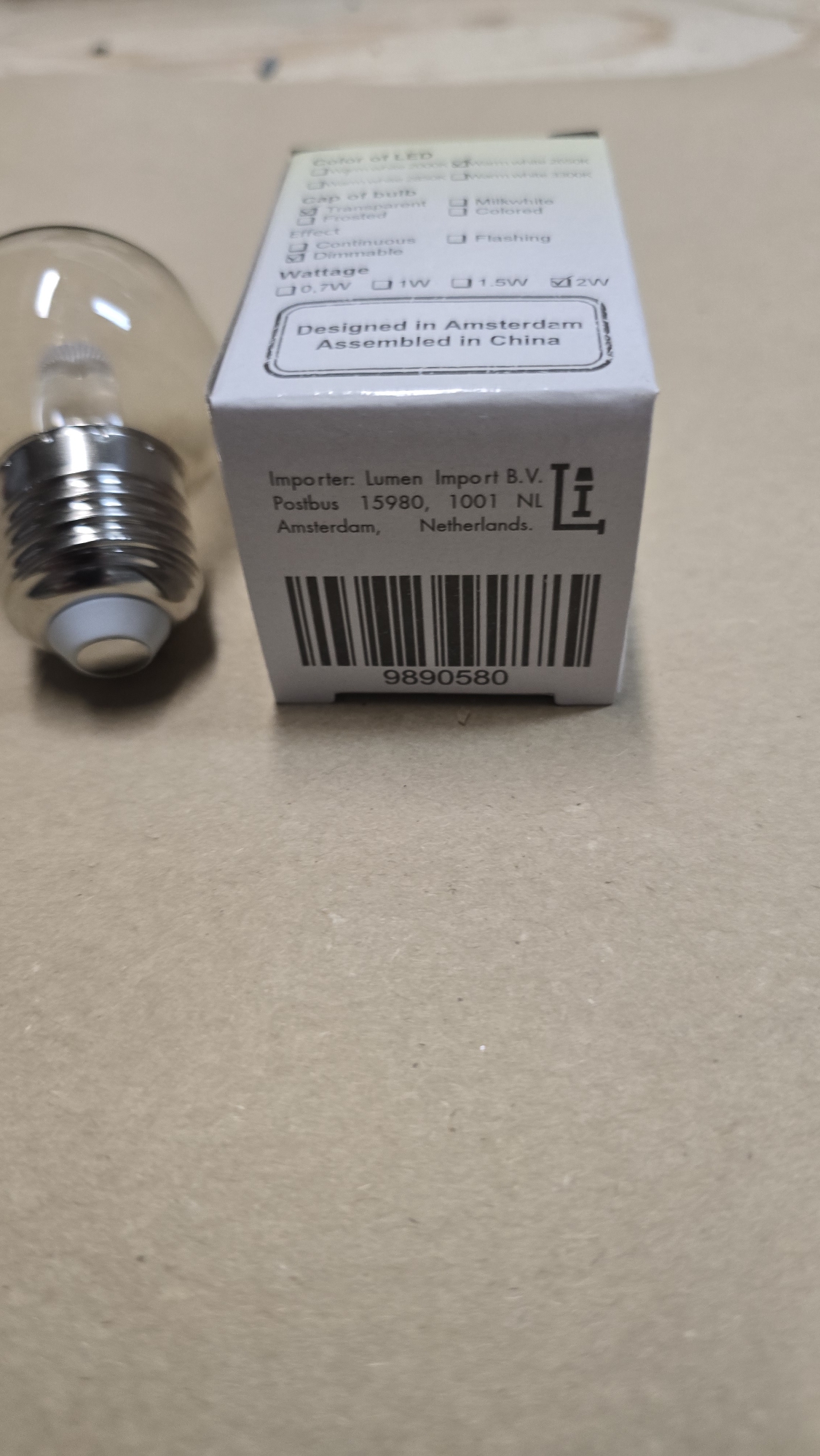 led met lens oud Dimbaar