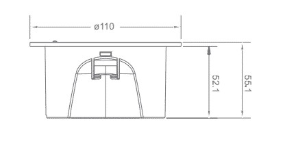 NOODVERLICHTING SPOT INBOUW