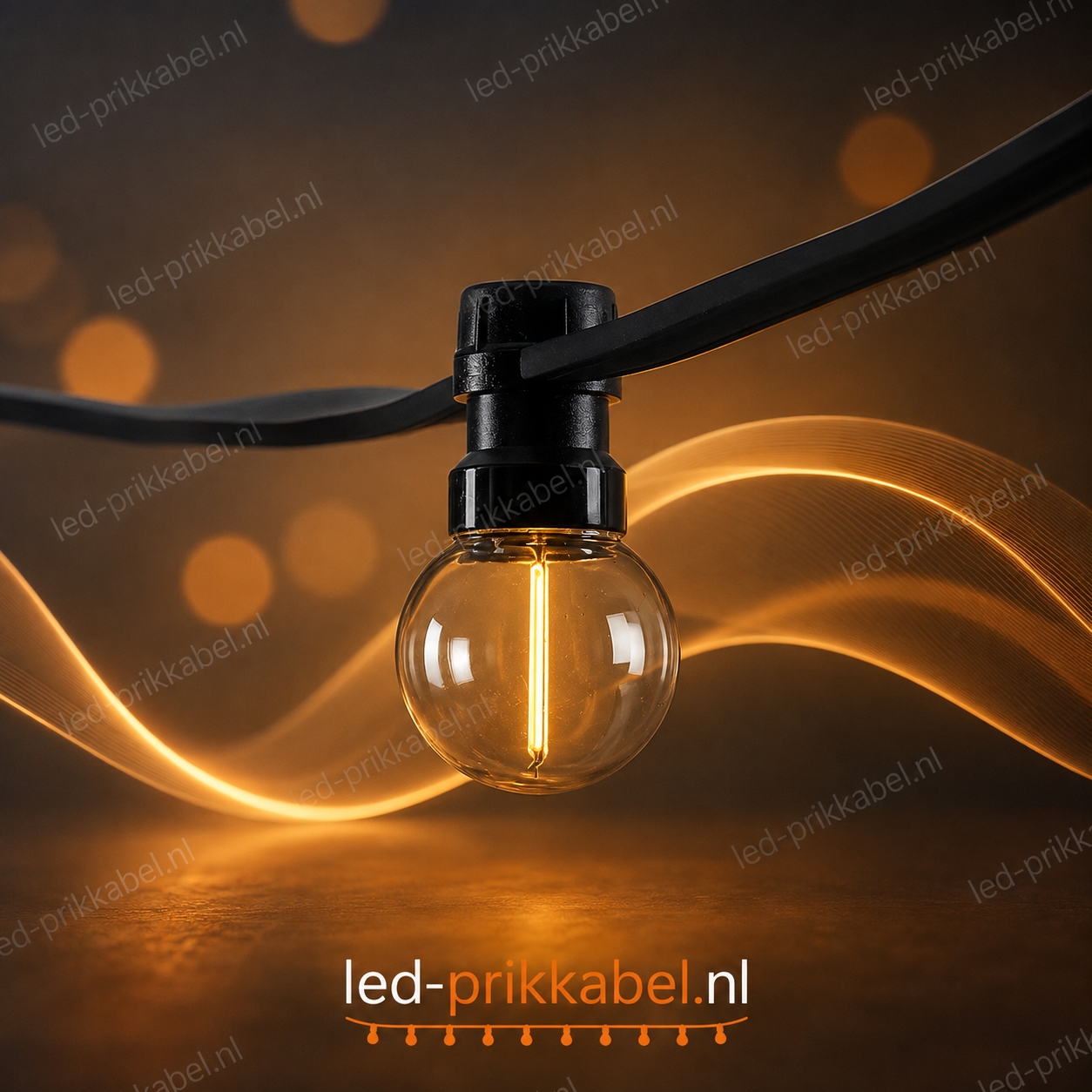 Prik ledlamp, 2200K filament