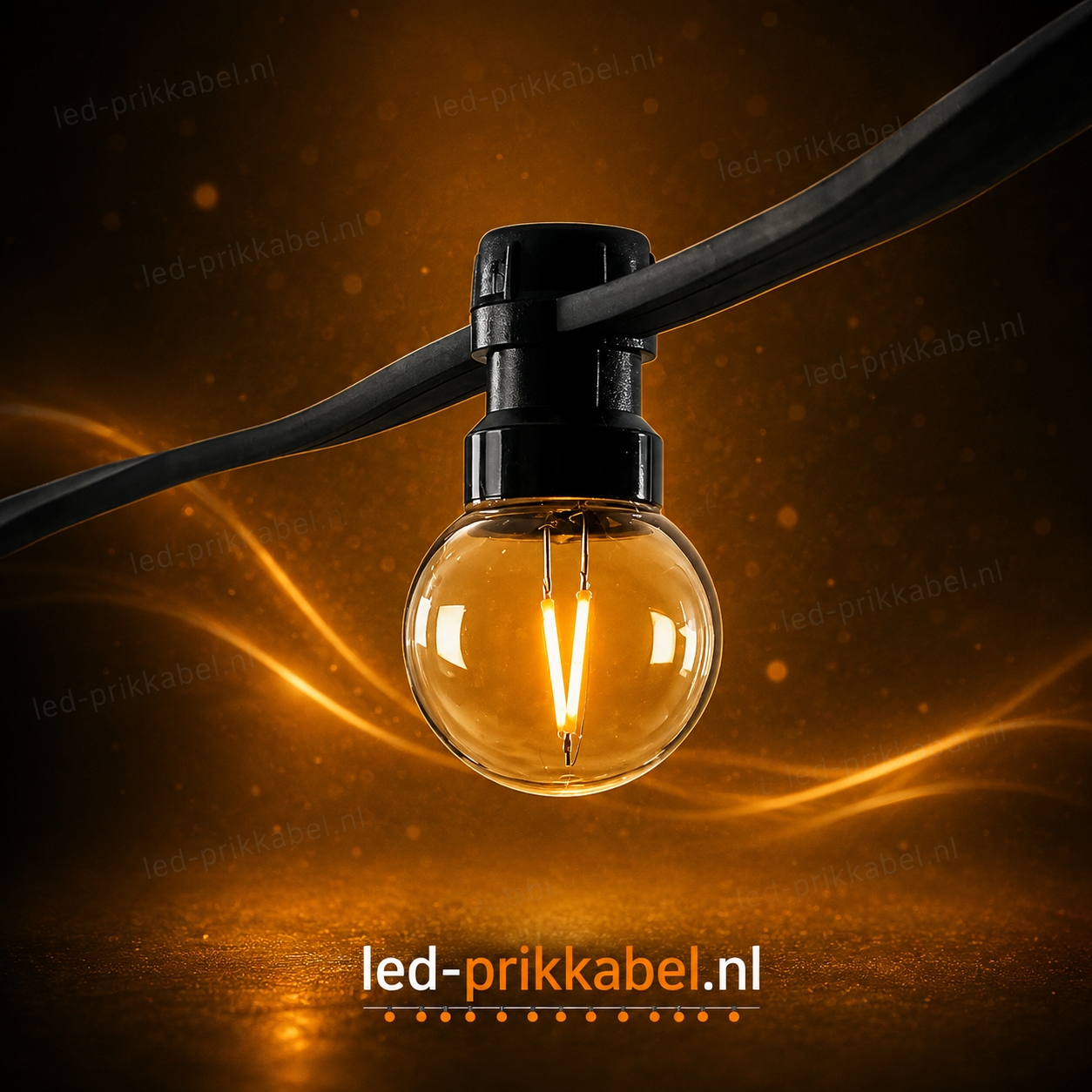 Prik-ledlamp 2700K driehoek filament