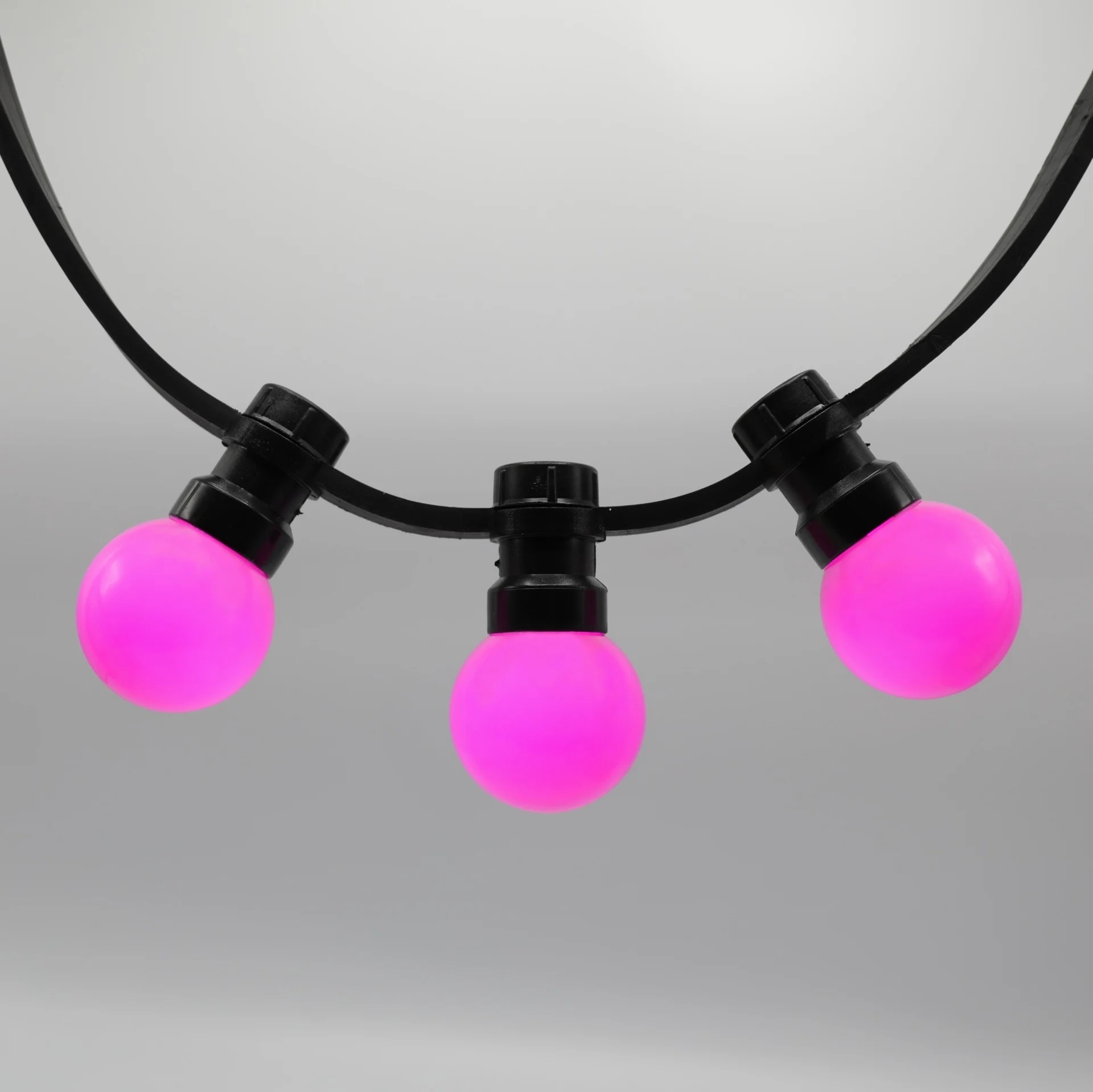 Prik-ledlamp roze