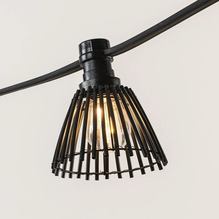 Prikkabel kap rotanlook