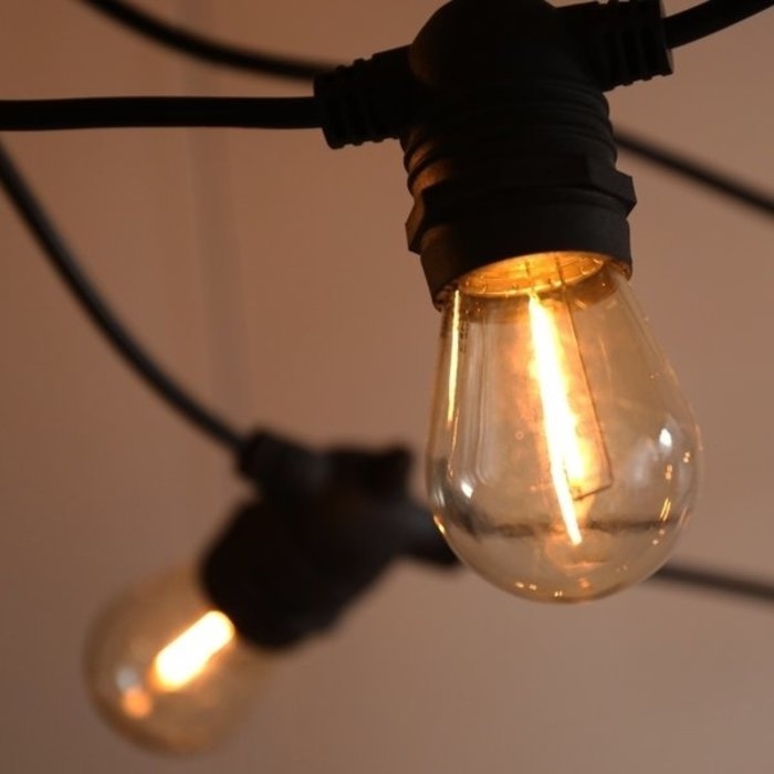 Solar lichtsnoer 10 meter met 10 ledlampjes