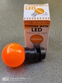 Prik-ledlamp oranje 1 watt