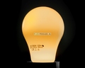 Led lamp warm wit melk kap