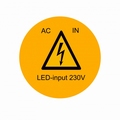 ETIKETTEN LED-INPUT 230V