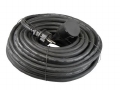 Verlengsnoer 25meter neopreen 3x2,5mm H07RN-F zwart