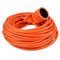 Verlengkabel 20 meter 2x1,5mm H05VV oranje