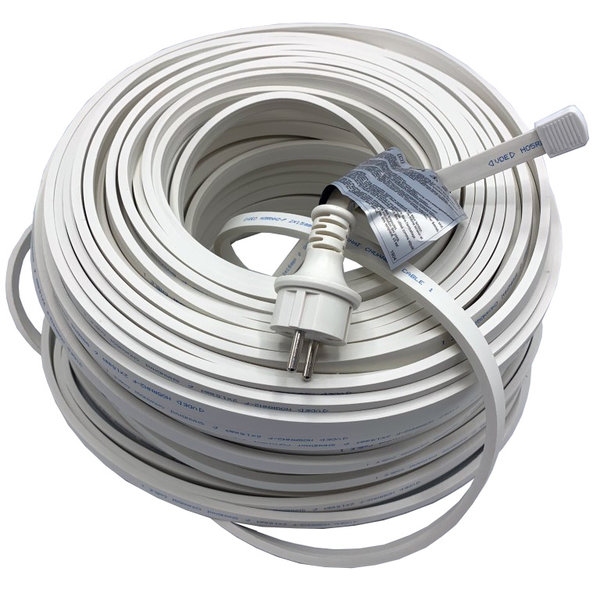 Prikkabel wit 2x1,5mm²